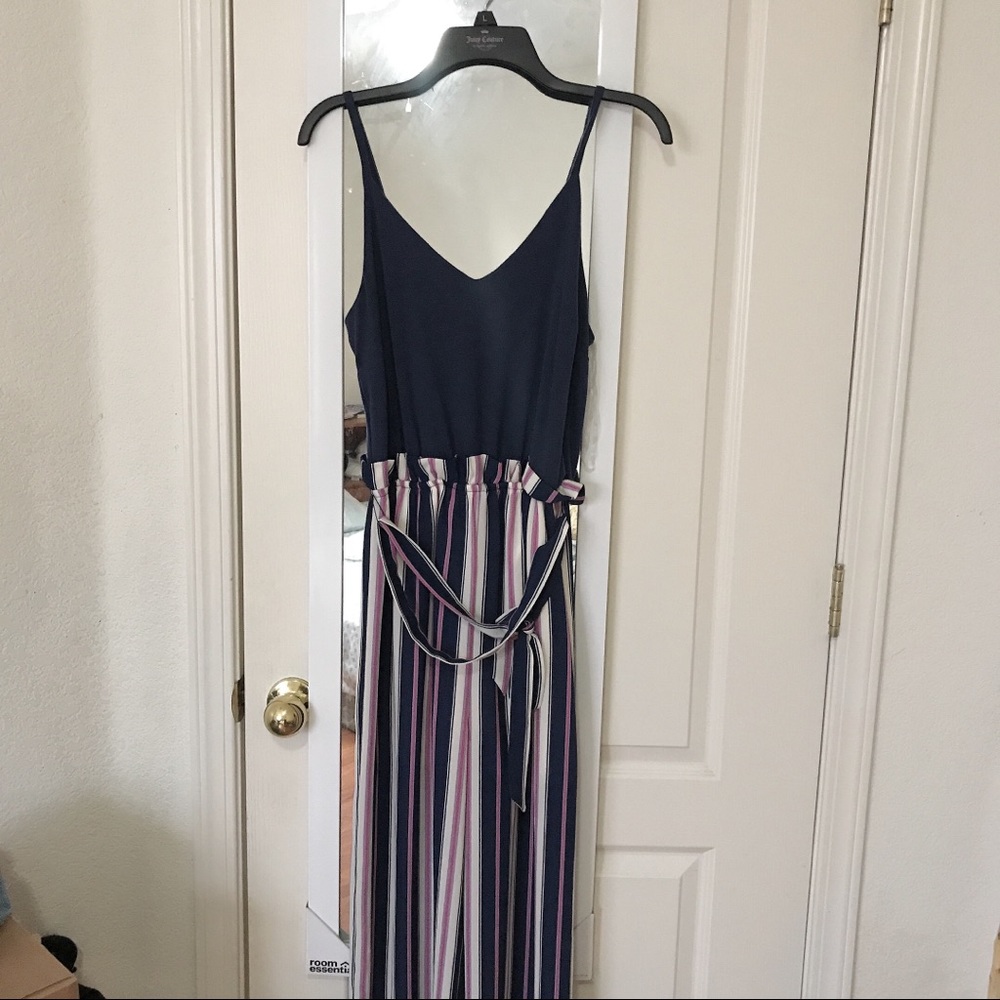 Striped Jumpsuit